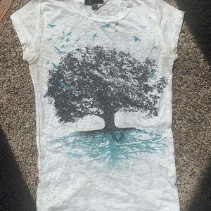 Cool Tree and Bird Shirt